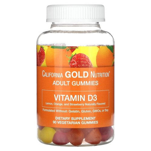    California Gold Nutrition Vitamin D3 gummies     , 280 , 90 .   -     -,    