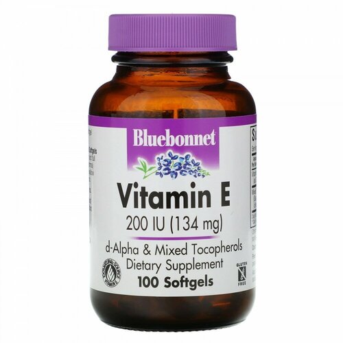   Bluebonnet Nutrition Vitamin E ( E) 200  100    -     -,    