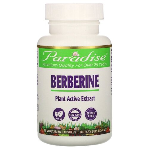    Paradise Herbs Berberine, 60 , 60 .   -     -,    