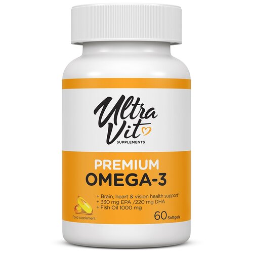   UltraVit Premium Omega-3 ., 200 , 60 .   -     -,    