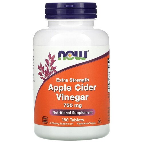    NOW Apple Cider Vinegar Extra Strength 750 , 150 , 750 , 180 .   -     -,    