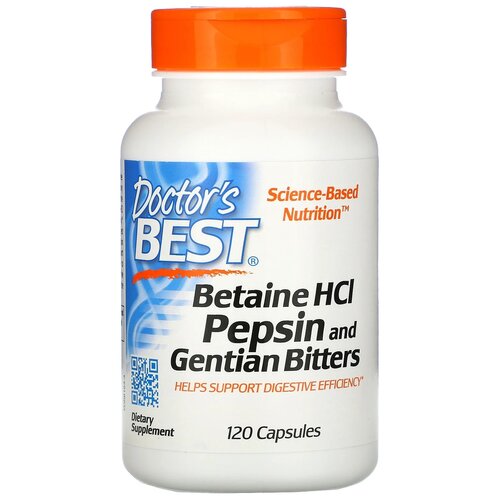    Doctor's Best Betaine HCL Pepsin and Gentian Bitters, 100 , 120 .   -     -,    