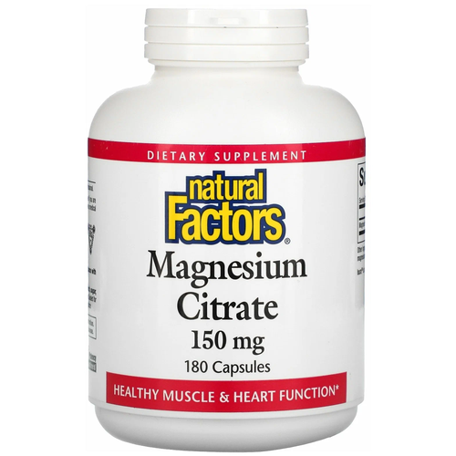   Natural Factors Magnesium Citrate ., 150 , 290 , 180 .   -     -,    