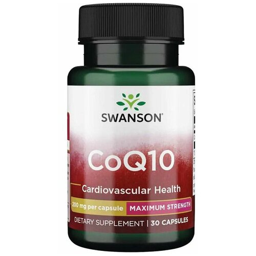   SWANSON Coq10 200 mg Maximum Strength (30 )   -     -,    