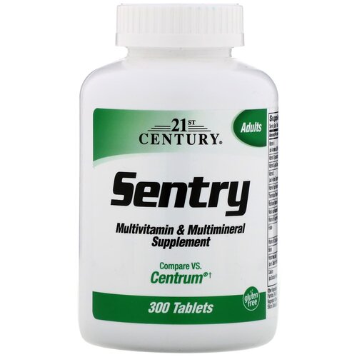    21st Century Sentry Multivitamin & Multimineral Supplement, 100 , 300 .   -     -,    