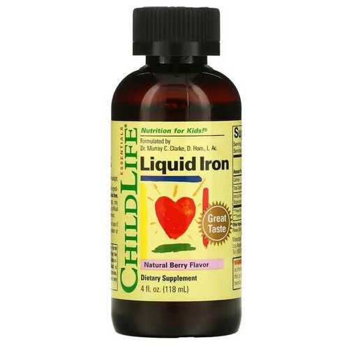    ChildLife Essentials Liquid Iron, 118 , 118    -     -,    