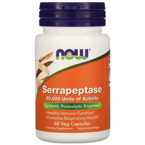    NOW Serrapeptase, 80 , 50 , 60 .   -     -,    