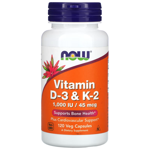    NOW Vitamin D-3 & K-2, 90 , 150 , 120 .   -     -,    