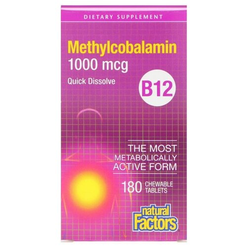    Natural Factors Methylcobalamin B12, 70 , 1000 , 180 .   -     -,    