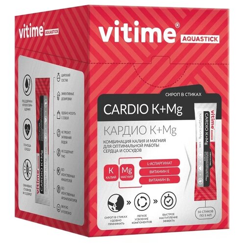   VITime Aquastick Cardio K+Mg - , 30 .   -     -,    