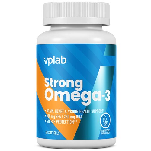   VPLab Strong Omega-3 ., 87 , 60 .   -     -,    