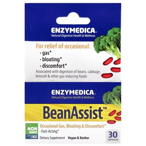   Enzymedica, BeanAssist , 30    -     -,    