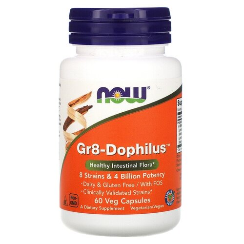    NOW Gr8- Dophilus, 100 , 60 .   -     -,    