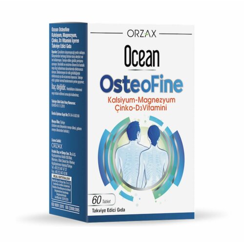   ORZAX OCEAN OSTEOFINE 60 TABLETS;  (, , ,  D3) 60    -     -,    