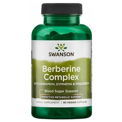   Swanson Berberine Complex with Cinnamon, Gymnema & Fenugreek (   ,   ) 90    -     -,    