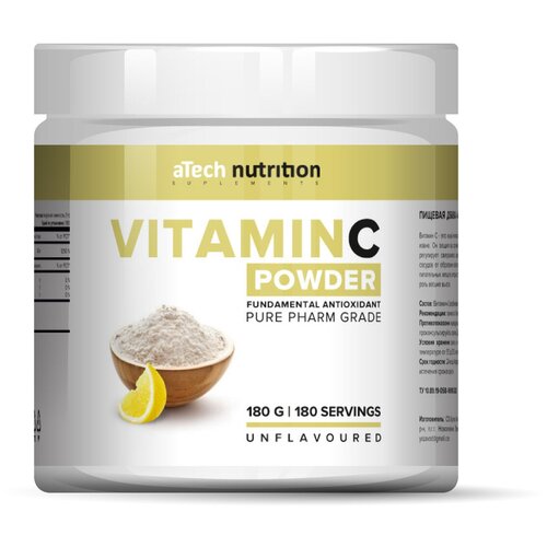    aTech Nutrition Vitamin C, 180    -     -,    