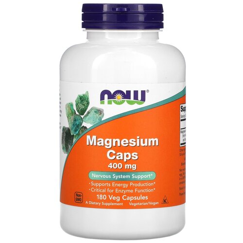   NOW Foods, Magnesium Caps, 400 mg,   , 400 , 180     -     -,    