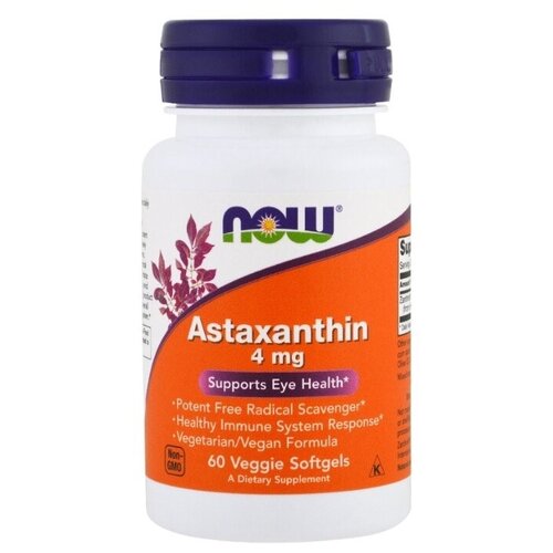    NOW Astaxanthin, 100 , 4 , 60 .   -     -,    