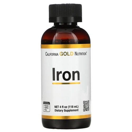   Iron, 4 fl oz (118 ml)   -     -,    