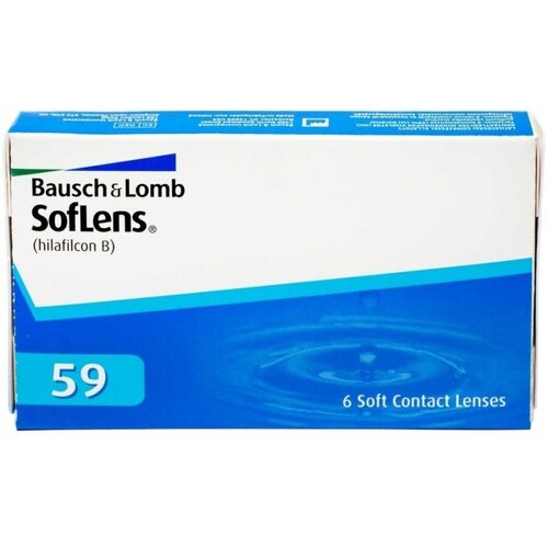     Bausch & Lomb SofLens 59, 6 ., R 8,6, D -0,75   -     -,    