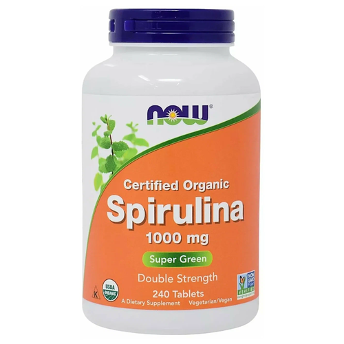    NOW Sertified organic Spirulina, 380 , 1000 , 240 .   -     -,    