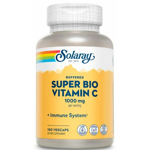   Solaray Super Bio Vitamin C  C   100    -     -,    