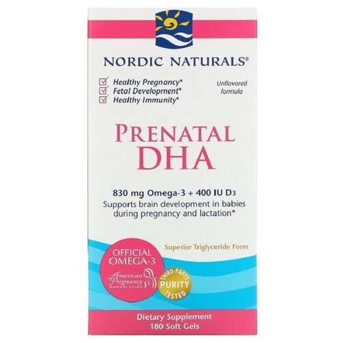   Nordic Naturals Prenatal DHA 180  (Nordic Naturals)   -     -,    