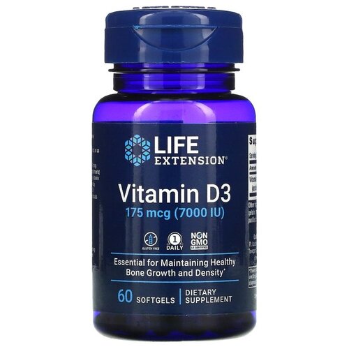    Life Extension Vitamin D3, 100 , 7000 , 60 .   -     -,    