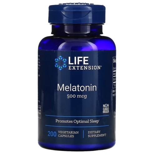    Life Extension Melatonin, 500 , 200 .   -     -,    