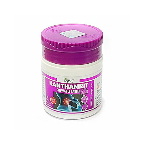            ,   / KANTHAMRIT CHEWABLE SUGAR FREE TABLET DIVYA, 80 .   -     -,    