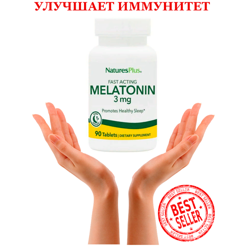   Natures Plus Melatonin 3  90    -     -,    