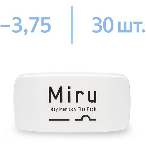     Menicon Miru 1 day Flat Pack, 30 ., R 8,6, D -3,75, 1 .   -     -,    