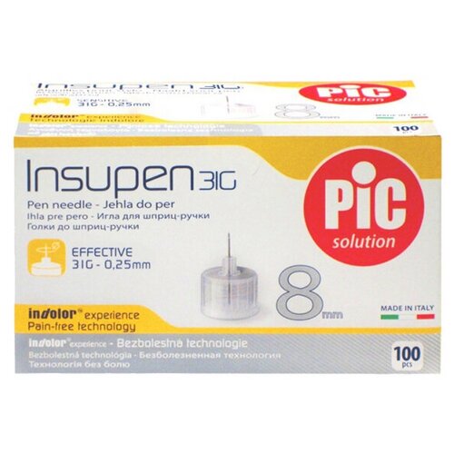     INSUPEN  - 31G (0.25mm x 8mm) 100   -     -,    