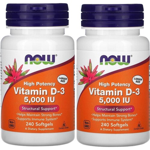   NOW  3, Vitamin D-3 5000 , 240  ,  2    -     -,    