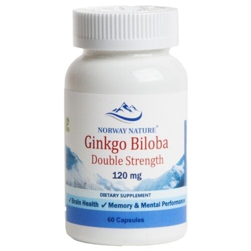       Norway Nature Ginkgo Biloba Double Strength 120 mg (60 )   -     -,    