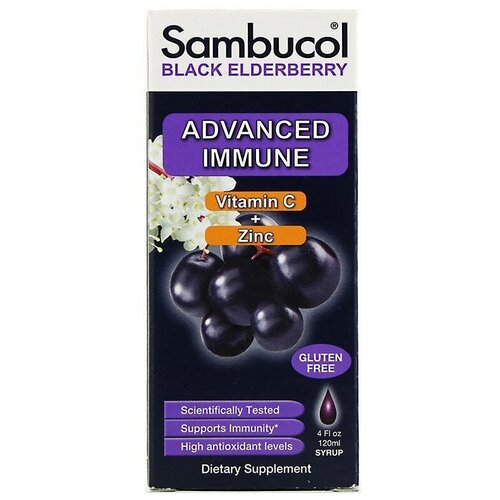    Sambucol Black Elderberry Advanced Immune, 230 , 120    -     -,    