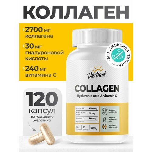           , VitaMeal Collagen Hyaluronic acid + Vitamin C, 120    -     -,    