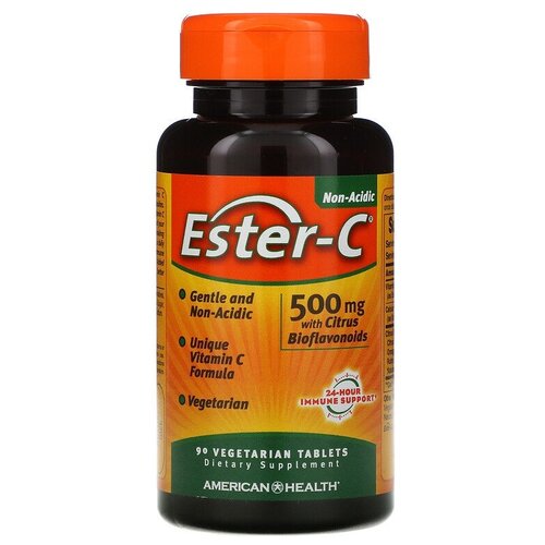    AMERICAN HEALTH Ester-C with Citrus Bioflavonoids, 100 , 500 , 90 .   -     -,    