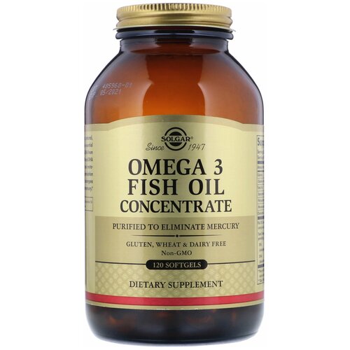   -3 Solgar, Omega-3, Fish Oil Concentrate, 120 , 60    -     -,    