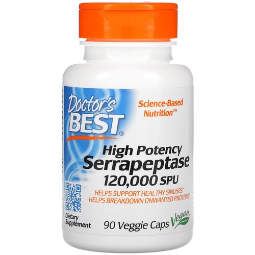    Doctor's Best High Potency Serrapeptase, 8 , 90 .   -     -,    