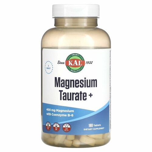   Kal Magnesium Taurate+ 400  180    -     -,    