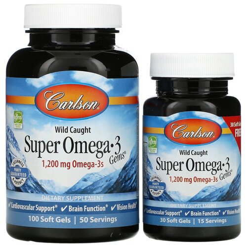   Wild Caught Super Omega-3 Gems   -     -,    