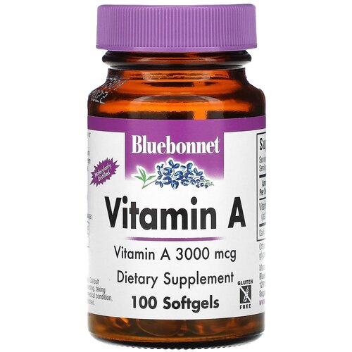    Bluebonnet Nutrition Vitamin A 3000  (10 000 ), 100 , 100 .   -     -,    