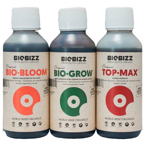     BioBizz Pack Indoor (Bio-Grow + Bio-Bloom + Top-Max) 3  250   -     -,    