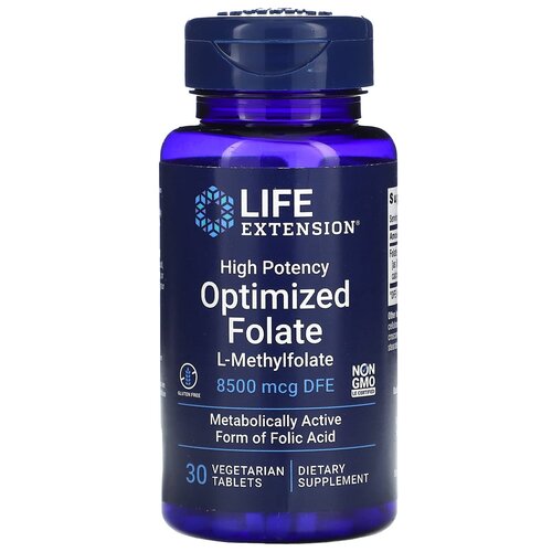    Life Extension Optimized Folate, 50 , 30 .   -     -,    