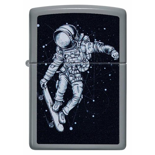    ZIPPO Classic 48644 Skateboarding Astronaut   Flat Grey -   ,  