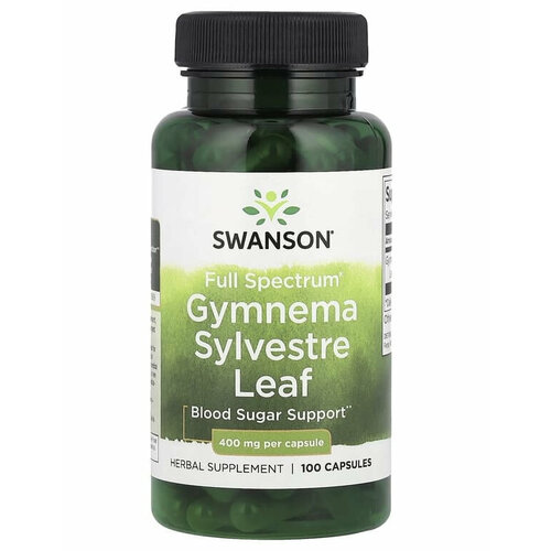   Swanson Gymnema Sylvestre Leaf Full Spectrum 400  100    -     -,    