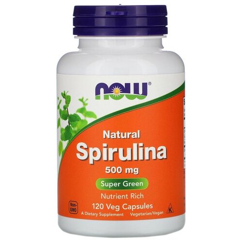    NOW Natural Spirulina, 140 , 500 , 120 .   -     -,    