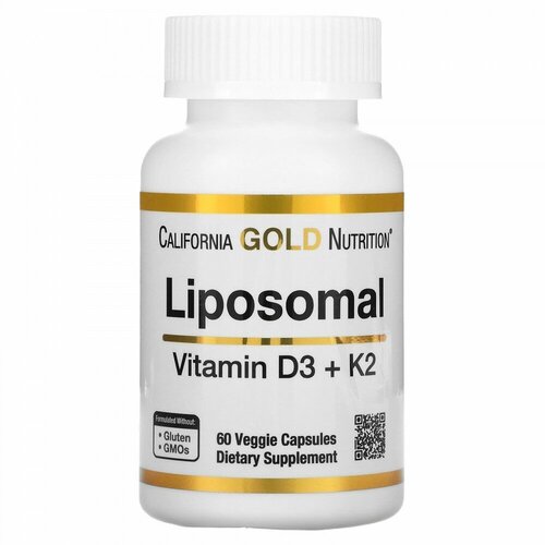   California Gold Nutrition Liposomal Vitamin K2+ D3 (  K2  D3) 60     -     -,    