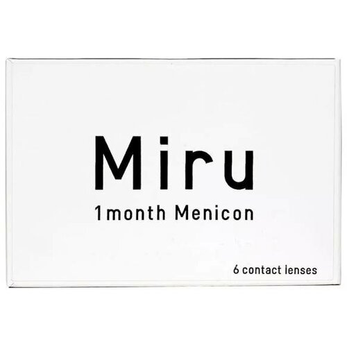     Menicon Miru 1month, 6 ., R 8,3, D -6, , 1 .   -     -,    